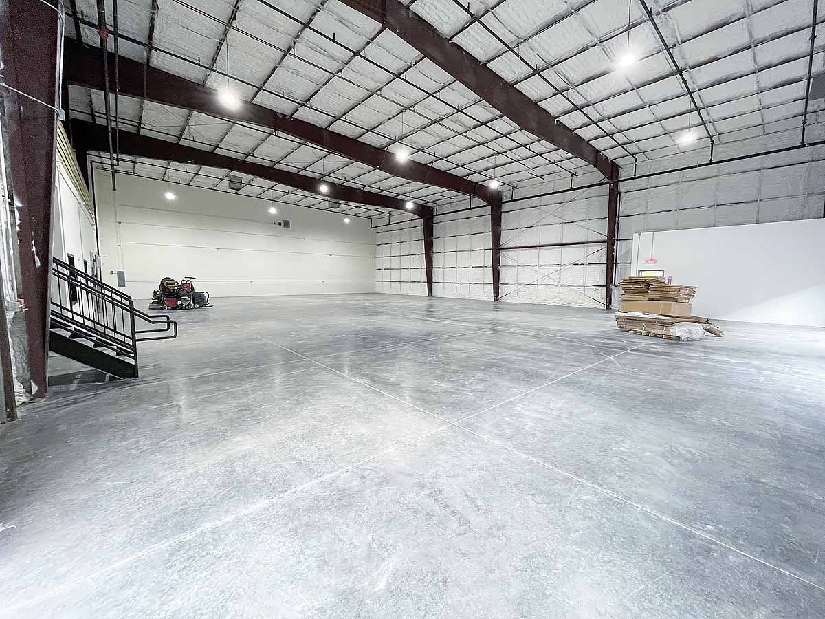 floors in a warehouse