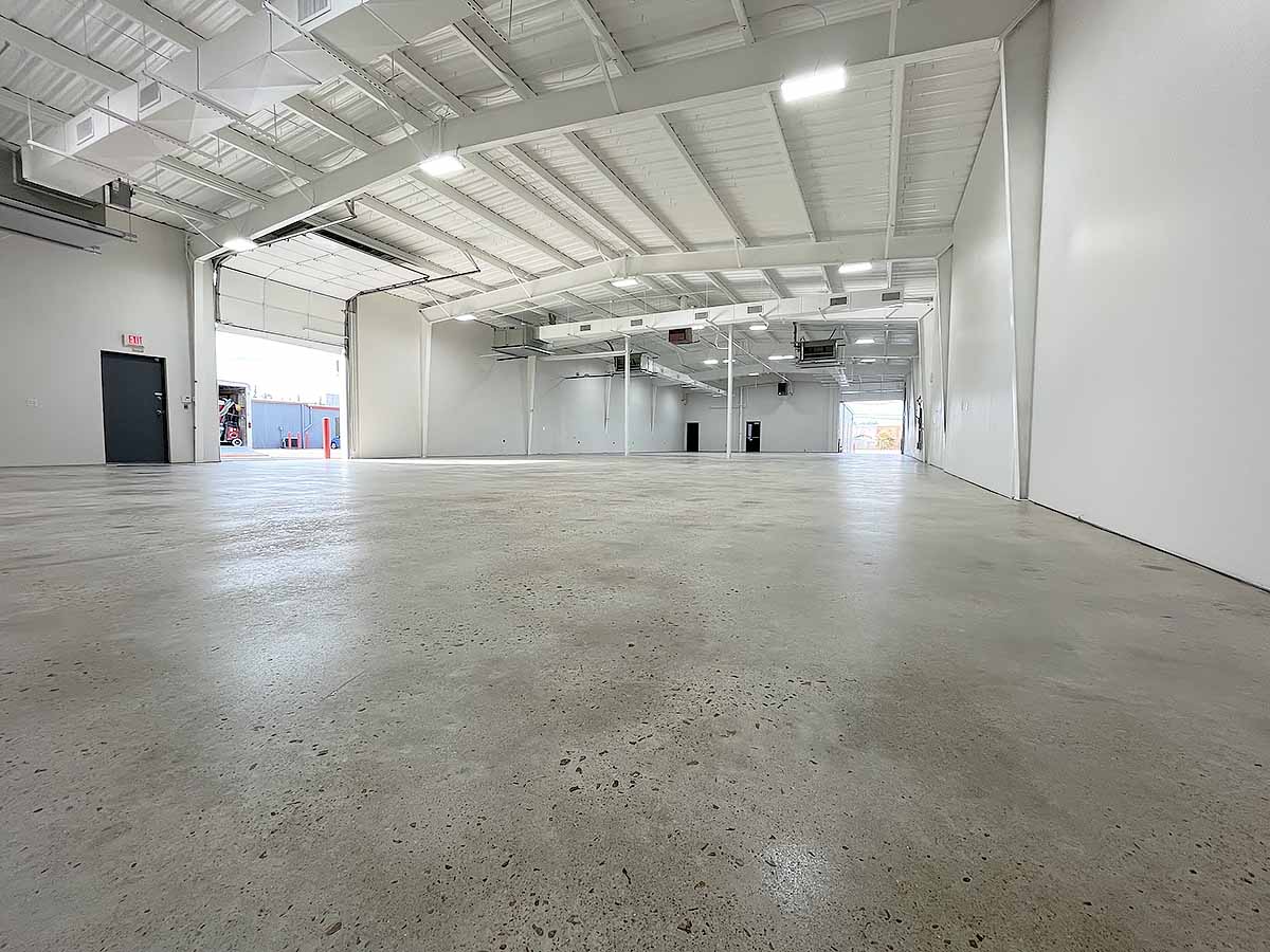 warehouse floors with acrylic