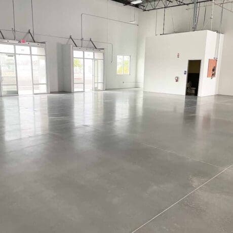 Commercial space sealed floor